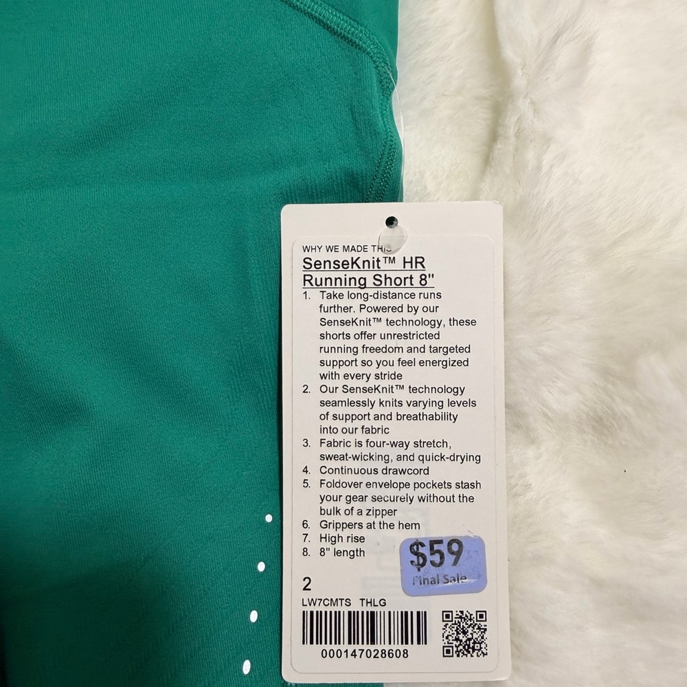 Lululemon Athletica Vibrant Green Shorts - Picture 9 of 9